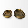 69075 - Karmen (Set of 2) Gold Hammered Oversized Bowls
