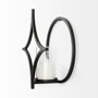 69082 - Lyra I Black Wall Candle Holder