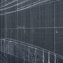 101904-S - Kayak Blueprint (40 x 24) by Fiona H a Hand Embellished Textured Canvas