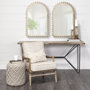 68523 - Leeds 23L x 35H Natural Wood Arch Frame Mirror