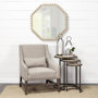 68525 - Torquay 33L x 33H Natural Wood Octagon Frame Mirror