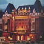13734 - Victoria Go Canada (SM) by Mercana Studio a Hand Embellished Decograph Framed Art Print