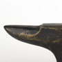 69073 - Anvilia (Set of 2) 12L x 4W Black With Gold Accents Anvil Shaped Bookends