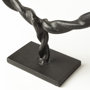 69079 - Rizwan (Small) Black Aluminum Braided Circular Object