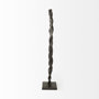 69080 - Rizwan (Large) Black Aluminum Braided Circular Object