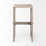 69190 - Aida 30" Seat Height Light Gray Wood Bar Stool
