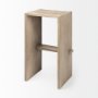 69190 - Aida 30" Seat Height Light Gray Wood Bar Stool