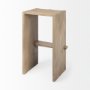 69191 - Aida 30" Seat Height Light Brown Wood Bar Stool