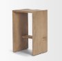 69193 - Aida 26" Seat Height Light Brown Wood Counter Stool