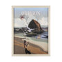 13590 - Oregon Go USA (L) by Mercana Studio a Hand Embellished Decograph Framed Art Print