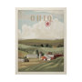 13591 - Ohio Go USA (L) by Mercana Studio a Hand Embellished Decograph Framed Art Print