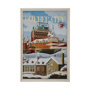 13608 - Quebec City Go Canada (XL) by Mercana Studio Hand Embellished Decograph Framed Art Print under Glass