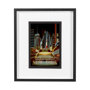 13695 - New York Go USA (M) by Mercana Studio a Framed Art Print Matted under Glass