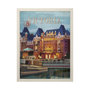 13730 - Victoria Go Canada (L) by Mercana Studio a Hand Embellished Decograph Framed Art Print