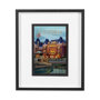 13732 - Victoria Go Canada (M) by Mercana Studio a Framed Art Print Matted under Glass
