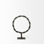 69079 - Rizwan (Small) Black Aluminum Braided Circular Object