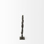 69079 - Rizwan (Small) Black Aluminum Braided Circular Object