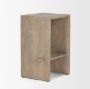 69192 - Aida 26" Seat Height Light Gray Wood Counter Stool