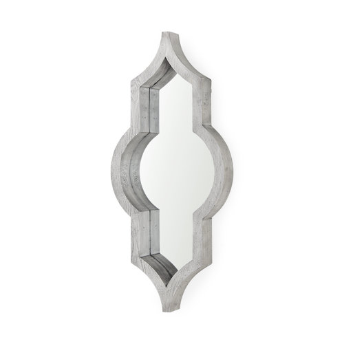69460 - Tamanar 15.0 x 3.0 x 34.1  Gray Wood Frame Wall Mirror