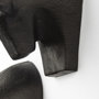 69077 - Tauro IV (Set of 2) Black Cast Aluminum Raging Bull Wall Decor
