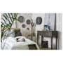 44251 - Lanx Set of 3 Decorative Black/Grey Metal Plates