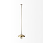 68774 - Garnet 13L x 13W Gold Hammered Metal Pendant Light