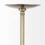 68774 - Garnet 13L x 13W Gold Hammered Metal Pendant Light