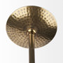 68774 - Garnet 13L x 13W Gold Hammered Metal Pendant Light