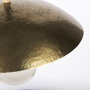 68774 - Garnet 13L x 13W Gold Hammered Metal Pendant Light