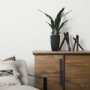 68805 - Bastian (Large) 9L x 8W Black Metal Abstract Object
