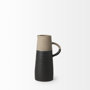 31061 - Garand Small 13H Two-Toned Black/Natural Ceramic Jug 