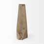 67245 - Allen I Large Natural Wooden Base Oval Vase