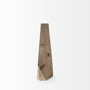 67246 - Allen II Small Natural Wooden Base Oval Vase