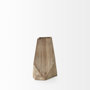 67247 - Allen III Tall Natural Wooden Base Oval Vase
