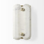68772 - Stein 5L x 6W Gold W/ White Marble Shade Wall Sconce