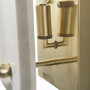 68772 - Stein 5L x 6W Gold W/ White Marble Shade Wall Sconce
