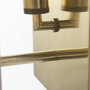68772 - Stein 5L x 6W Gold W/ White Marble Shade Wall Sconce