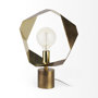 68773 - Shamir 15L x 15W Gold Geometric Metal Table Lamp