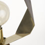68773 - Shamir 15L x 15W Gold Geometric Metal Table Lamp