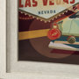 13709 - Nevada Go USA (XL) by Mercana Studio a Hand Embelished Decograph Framed Art Print under Glass