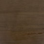 69183 - Faye 50L x 15W x 30H Medium Brown Wood W/Antique Nickel Metal Base Console Table