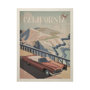 13586 - California Go USA (L) by Mercana Studio a Hand Embellished Decograph Framed Art Print
