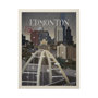 13787 - Edmonton Go Canada (L) by Mercana Studio a Hand Embellished Decograph Framed Art Print