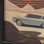 13657 - Arizona Go USA (SM) by Mercana Studio a Hand Embellished Decograph Framed Art Print
