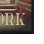13701 - New York Go USA (SM) by Mercana Studio a Hand Embellished Decograph Framed Art Print