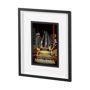 13695 - New York Go USA (M) by Mercana Studio a Framed Art Print Matted under Glass