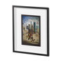 13696 - Calgary Go Canada (M) by Mercana Studio a Framed Art Print Matted under Glass