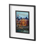 13732 - Victoria Go Canada (M) by Mercana Studio a Framed Art Print Matted under Glass