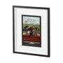 13733 - Texas Go USA (M) by Mercana Studio a Framed Art Print Matted under Glass