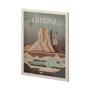 13585 - Arizona Go USA (L) by Mercana Studio a Hand Embellished Decograph Framed Art Print